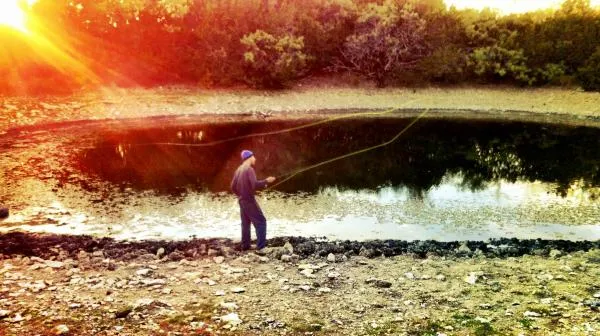 User submitted picture: sunset bass on the popper